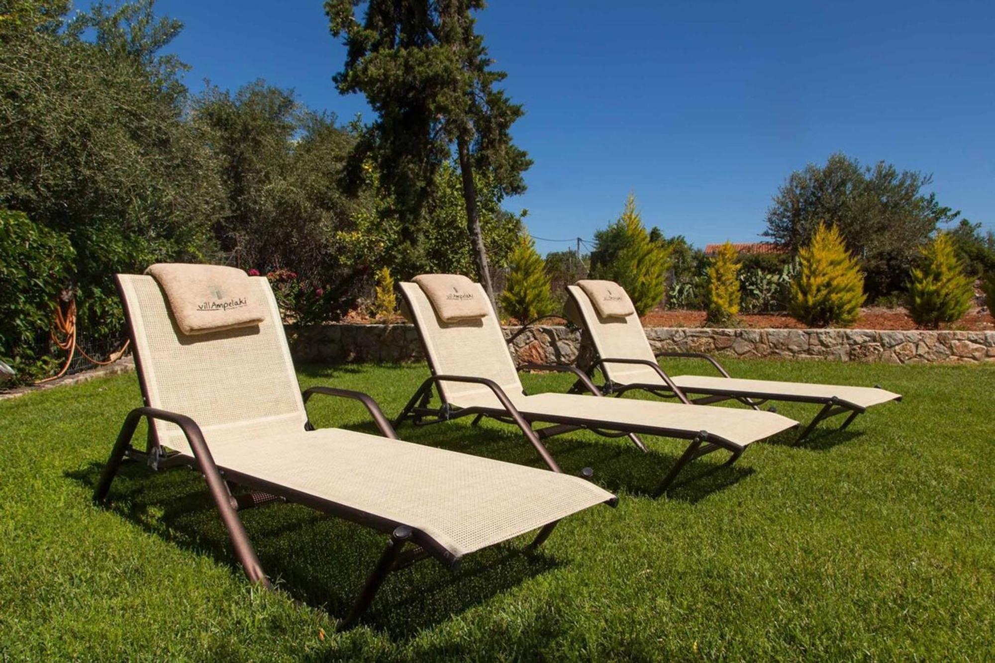 Villa Ampelaki - Premium Villa With Heated Pool Kounoupidhianá Esterno foto