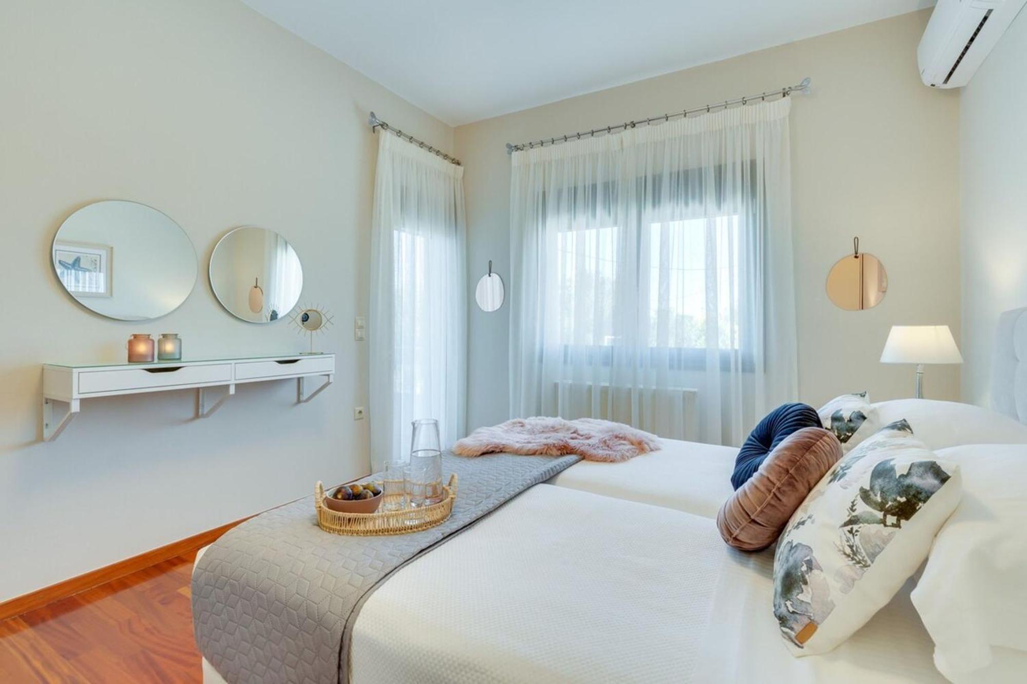 Villa Ampelaki - Premium Villa With Heated Pool Kounoupidhianá Esterno foto