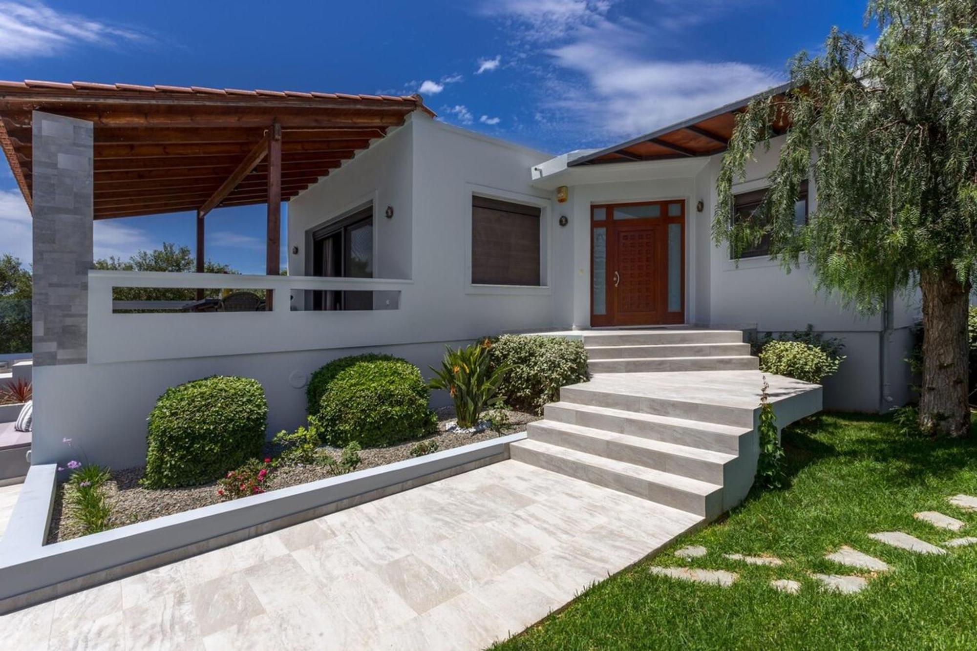 Villa Ampelaki - Premium Villa With Heated Pool Kounoupidhianá Esterno foto