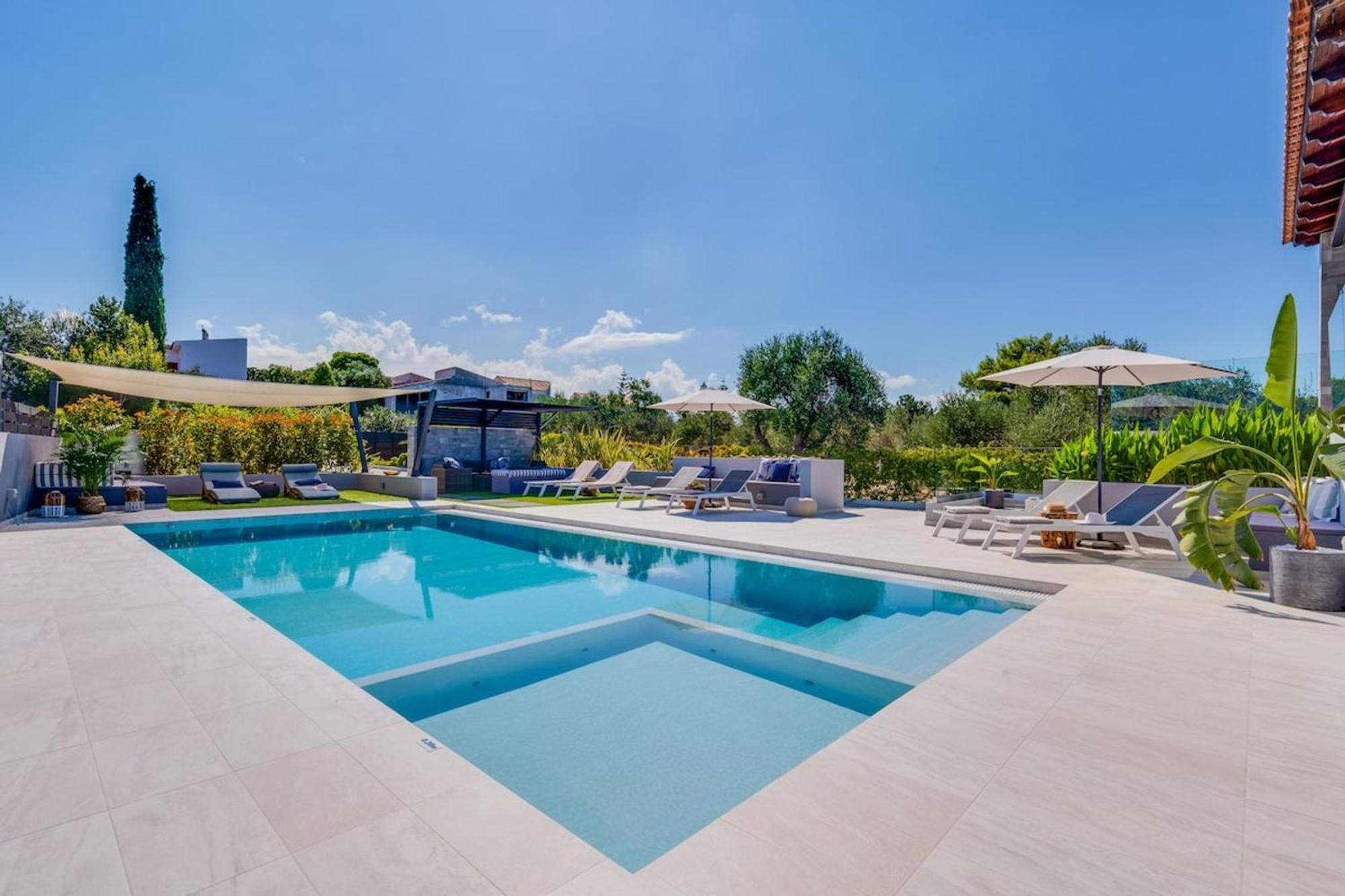 Villa Ampelaki - Premium Villa With Heated Pool Kounoupidhianá Esterno foto